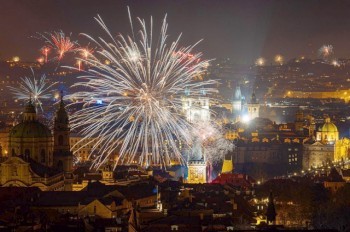 Как встретили Новый год в Праге: фото и видео
