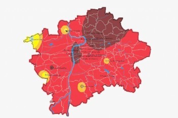 Как фейерверки иcпортили воздух в Праге в новогоднюю ночь: почасовые карты синоптиков