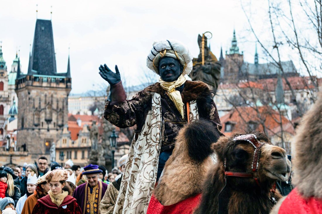 В понедельник в центре Праги состоится шествие трех королей на верблюдах