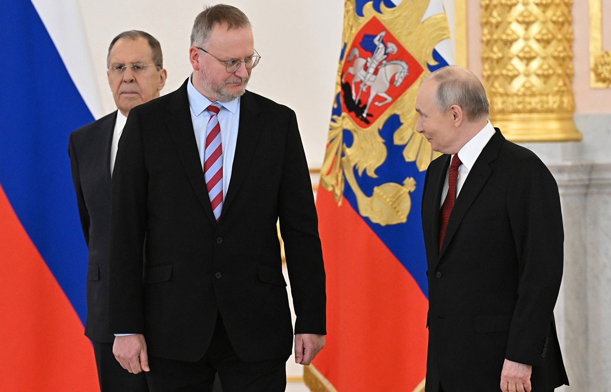 Посол Чехии вручил верительные грамоты Владимиру Путину