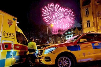 Как встретили Новый год в Праге: видео