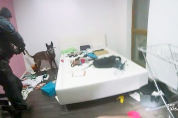 В Праге домушник-иностранец спрятался от полиции под кроватью: видео