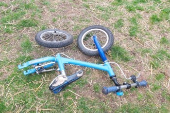 В Чехии 4-летний ребенок на велосипеде выкатился под колеса фургона