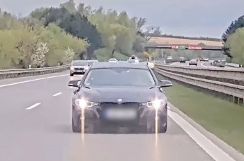 В Чехии наглого водителя BMW настигла мгновенная карма: видео