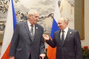 Путин поблагодарил президента Чехии за развитие отношений с Россией