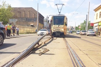 Трамвайные пути в Праге не выдержали жары