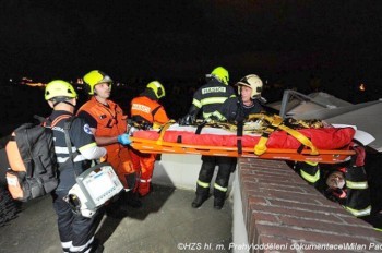 Иностранец упал с крыши Пражского Града