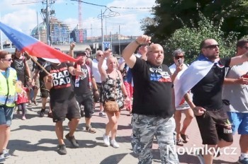 Антиукраинский марш в Пльзене собрал 100 участников: видео