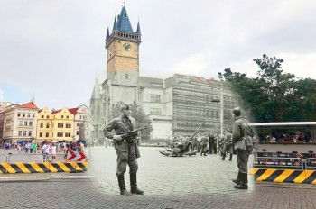 Прага в день советского вторжения и сейчас: фотопроект