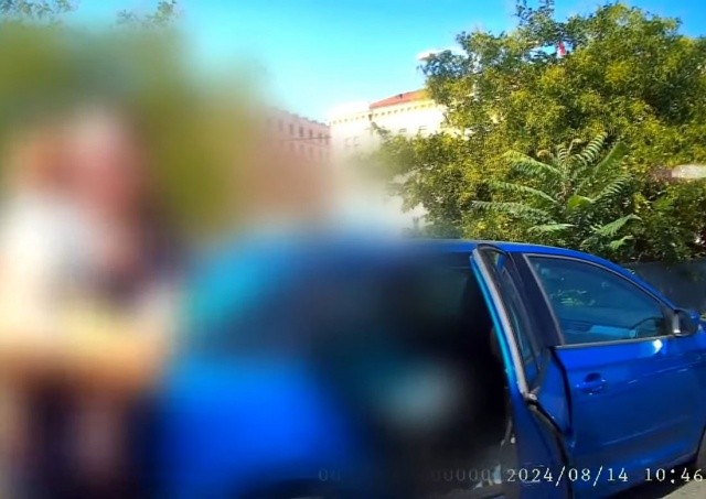 В Чехии полицейские разбили окно машины, чтобы спасти младенца: видео