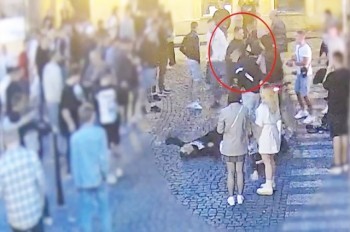 В центре Праги подрались иностранцы. Агрессоры задержаны: видео