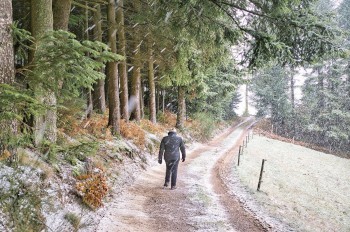 В Чехии выпал первый снег