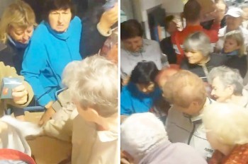 Толпа за 2 минуты расхватала масло в чешском магазине: видео