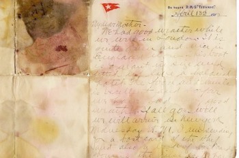 Письмо пассажира «Титаника» ушло с молотка за рекордную сумму