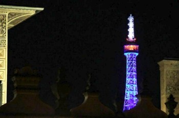 Петршинская башня изменит подсветку в честь госпраздника