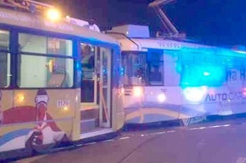 Лобовое столкновение трамваев произошло в Чехии: 10 пострадавших