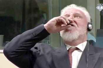 Хорватский генерал умер, приняв яд на заседании Гаагского трибунала