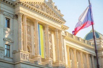В Праге пройдет митинг за снятие украинского флага с Национального музея