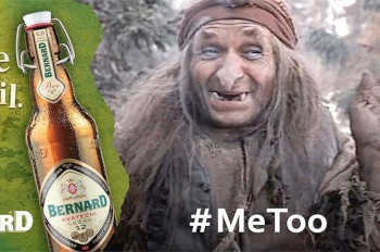 Чешский пивзавод использовал образ Бабы-яги для странной рекламы