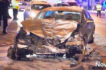 Пьяный иностранец на «Мерседесе» протаранил 5 машин в центре Праги