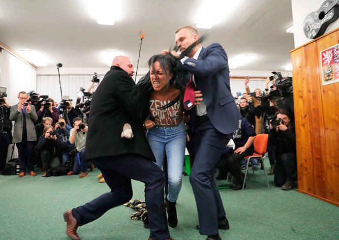 Напавшей на Земана украинке грозит тюрьма