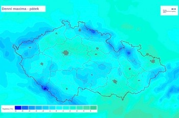 Чехию ждет температурный шок. За два часа похолодает на 8°C