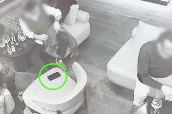 Кража смартфона в пражском отеле попала на видео