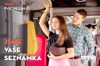 В Чехии критики добились отмены баннера о знакомствах в транспорте