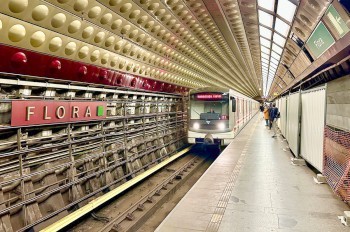 В феврале станцию метро Flora в Праге закроют на 10 месяцев
