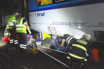 В Праге поезд сбил человека