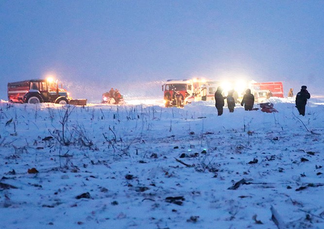 Момент крушения Ан-148 в Подмосковье попал на видео
