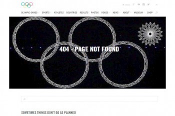 МОК проиллюстрировал ошибку 404 нераскрывшимся кольцом сочинской Олимпиады