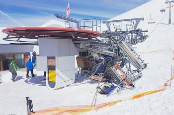 В Грузии «взбесившийся» подъемник травмировал 11 туристов: видео