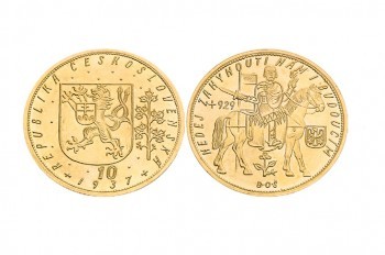 В Праге чехословацкую монету продали за 14,7 млн крон