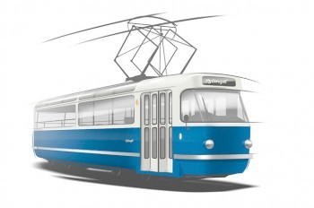 На улицы Праги выйдет туристический трамвай с прозрачной крышей