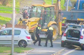 В Чехии бобр саботировал работу строителей. Пришлось вызывать полицию