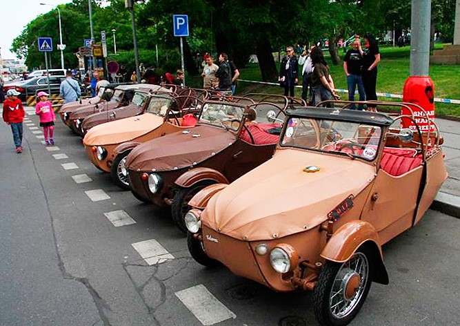 В центре Праги состоится слет ретро-машин и мотоциклов