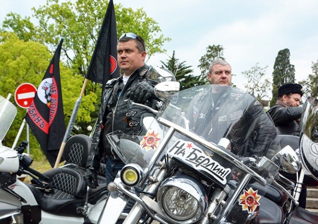 «Ночные волки» прибыли в Чехию: видео