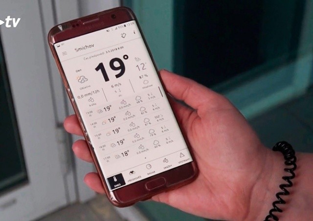 Чешский гидрометцентр выпустил мобильное приложение