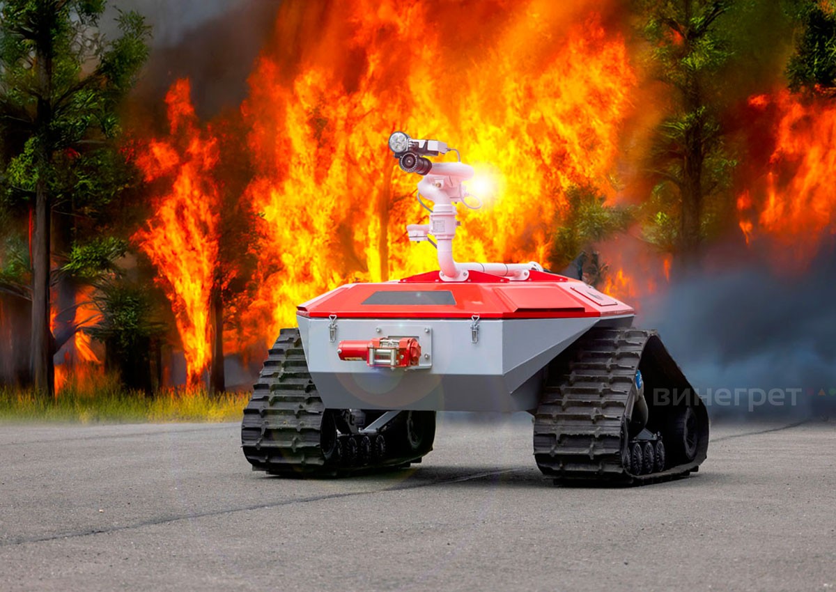 Подаренный Харькову чешский пожарный дрон принялся за работу