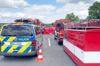 На автомагистрали в Чехии произошло массовое ДТП