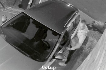 В Праге неизвестный украл боевой пистолет из припаркованного авто: видео