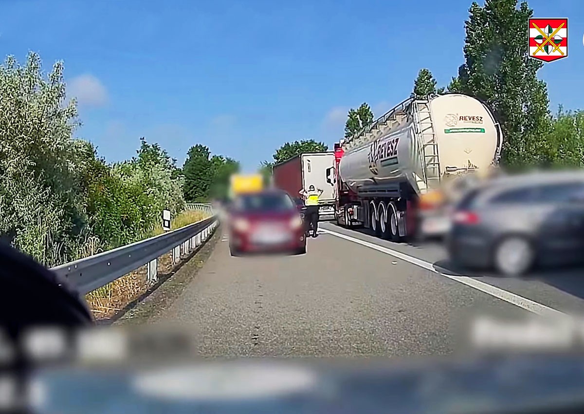 В Чехии «самые умные» водители заблокировали дорогу спасателям: видео