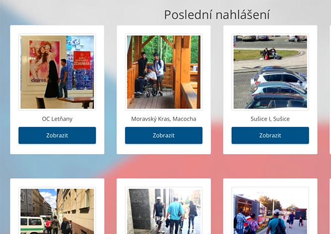 В Чехии запустили сайт с фотографиями «подозрительных мигрантов»
