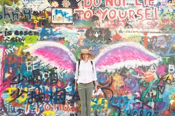 Ума Турман поделилась впечатлениями от Праги