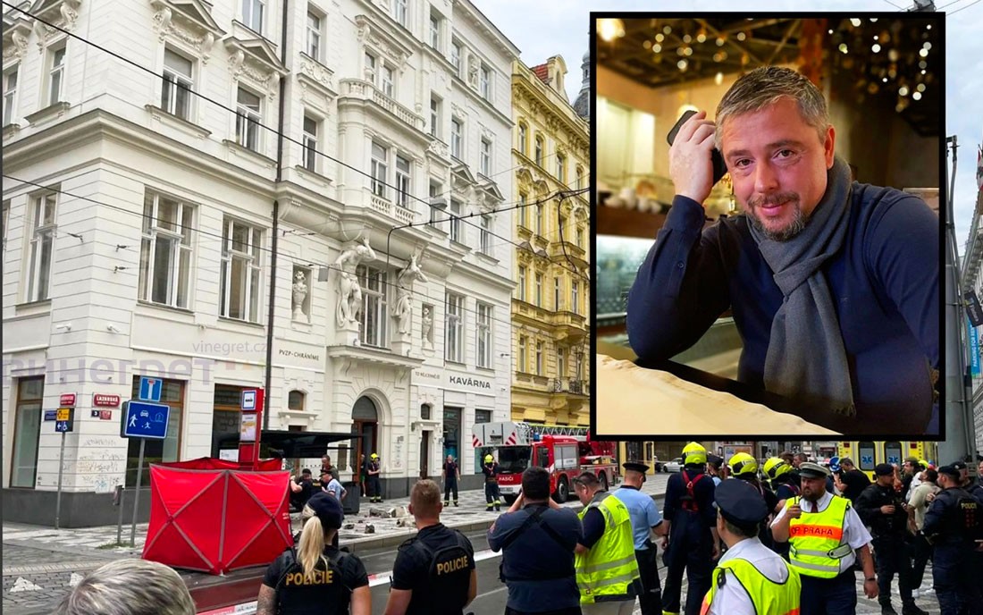 Полиция Праги назвала причину падения карниза, убившего украинского врача