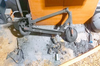 В Чехии из-за электросамоката загорелась квартира