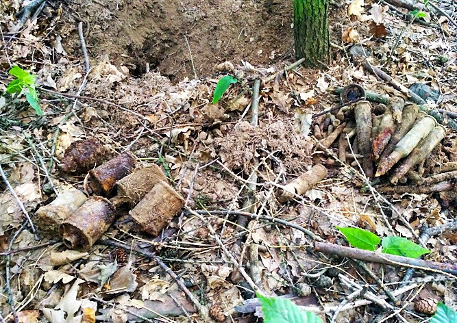 В пражском парке нашли гранаты времен Второй мировой войны