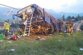 В Италии разбился автобус с чешскими туристами