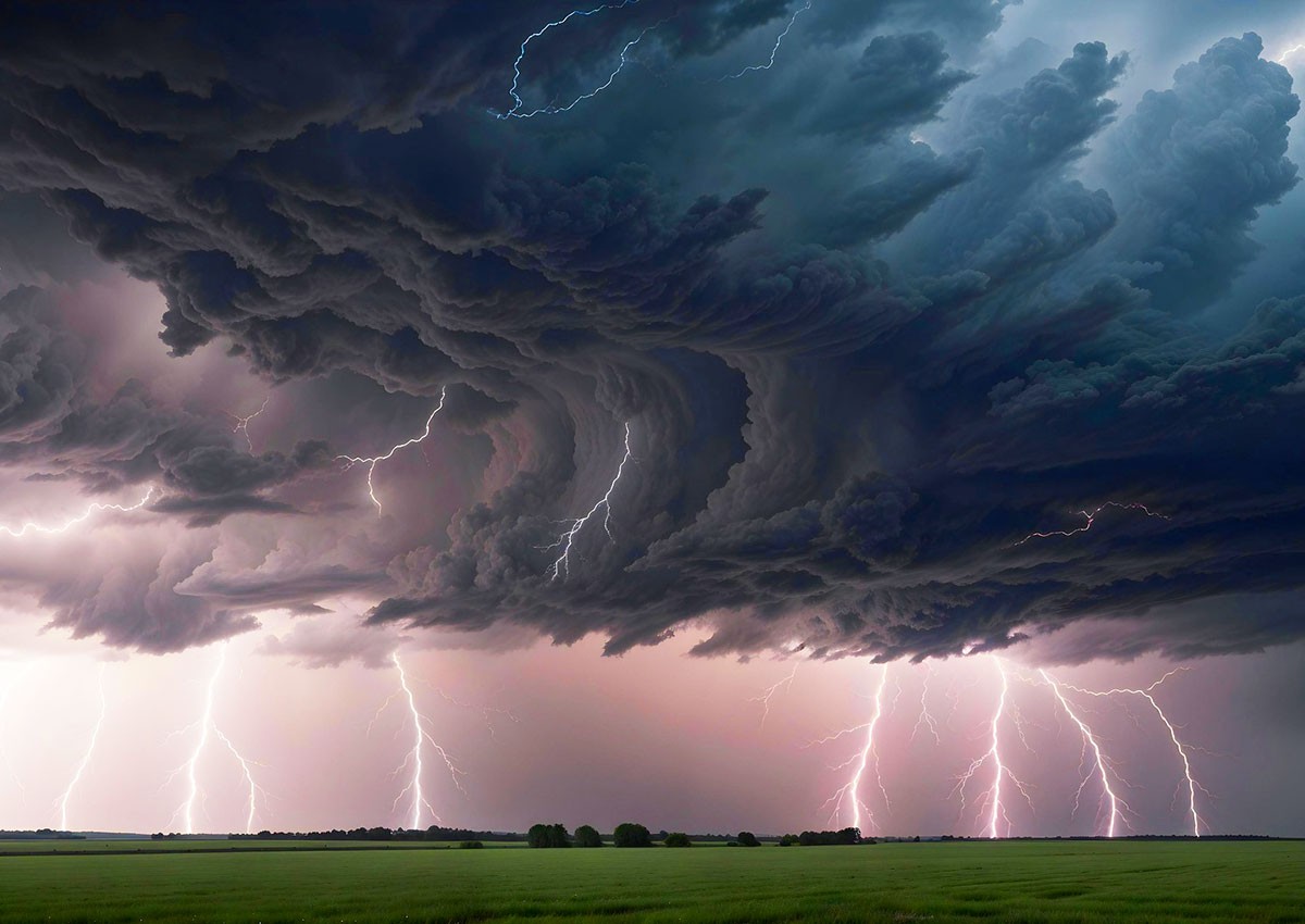 На Чехию надвигаются сильные грозы. Синоптики опубликовали предупреждение